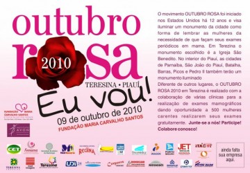 NEPEM participa da campanha Outubro Rosa que alerta sobre cncer de mama
