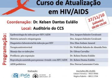 Curso de Medicina realiza neste sbado Curso de Atualizao em HIV/AIDS