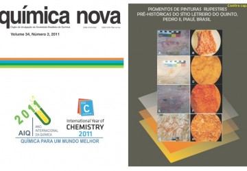 Trabalho de Arqueologia da UFPI  capa da Revista Qumica Nova