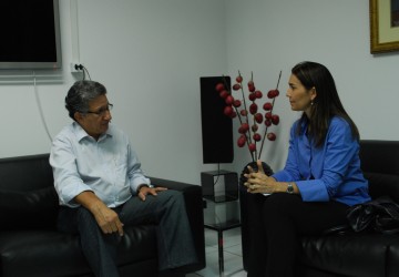 Margareth Coelho visita UFPI para firmar parceria no combate s drogas