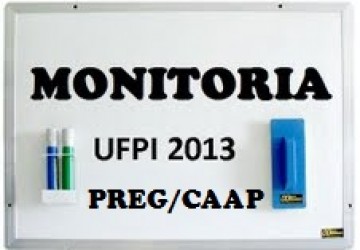 Programa de Monitoria: prazo para informao de frequncia perodo 2013.2