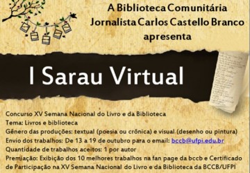Biblioteca da UFPI realiza I Sarau Virtual
