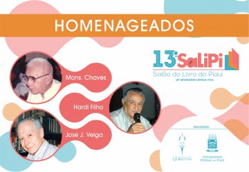 SaLiPI 2015 homenageia Hardi Filho, Jos J.Veiga e Monsenhor Chaves 