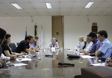 Administrao Superior da UFPI recebe representantes da ADUFPI