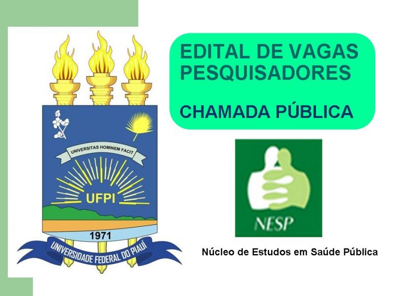 EDITAL DE VAGAS PARA PESQUISADORES-CHAMADA PÚBLICA 